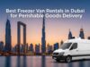 Freezer Van Rentals in Dubai