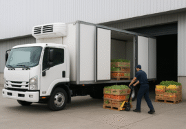 Chiller Truck for Rent Dubai | Reliable chilled transport for large loads