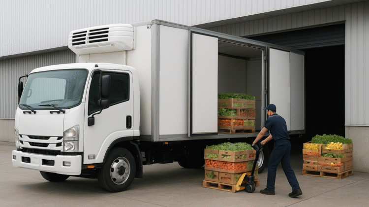 Chiller Truck for Rent Dubai | Reliable chilled transport for large loads
