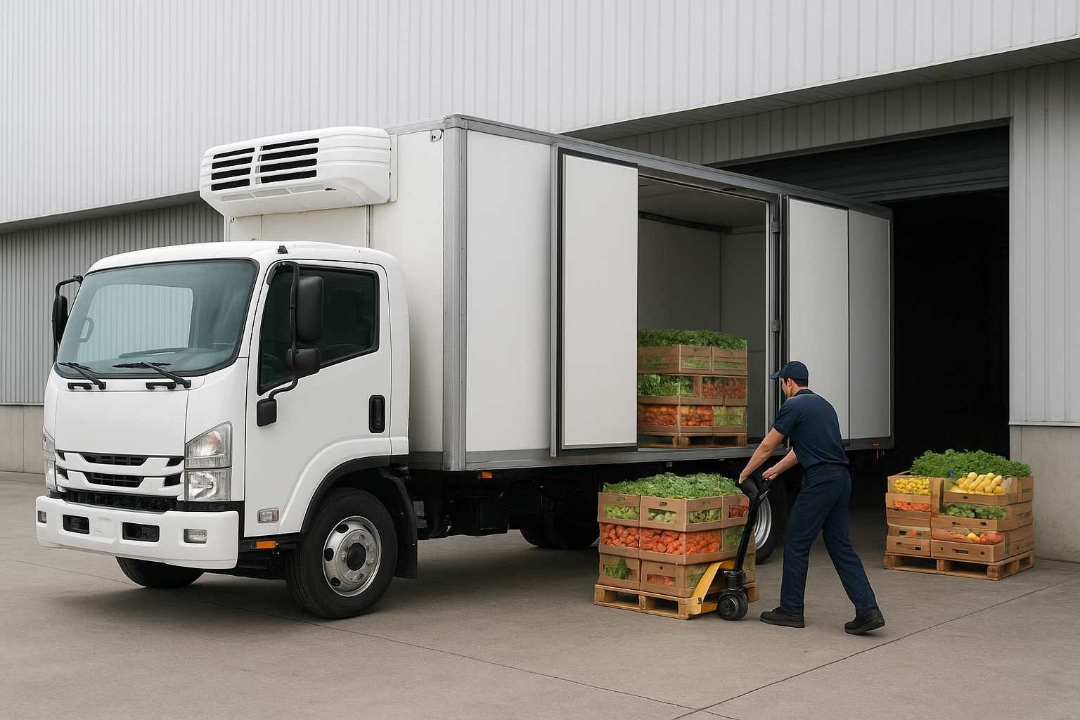 Chiller Truck for Rent Dubai | Reliable chilled transport for large loads