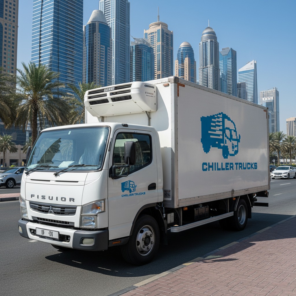 3 ton chiller truck in rantal in Dubai